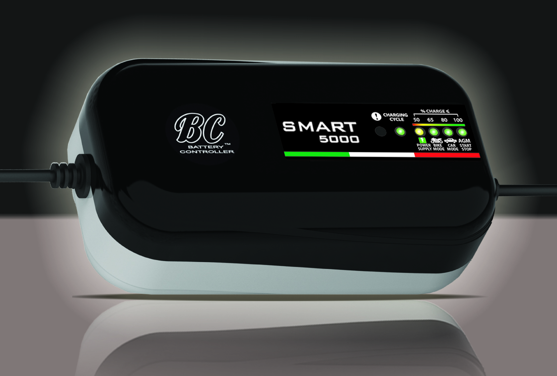 BC Battery Controller presenta Bc Smart 5000, caricabatteria automatico a  otto cicli di carica - Notiziario Attrezzature